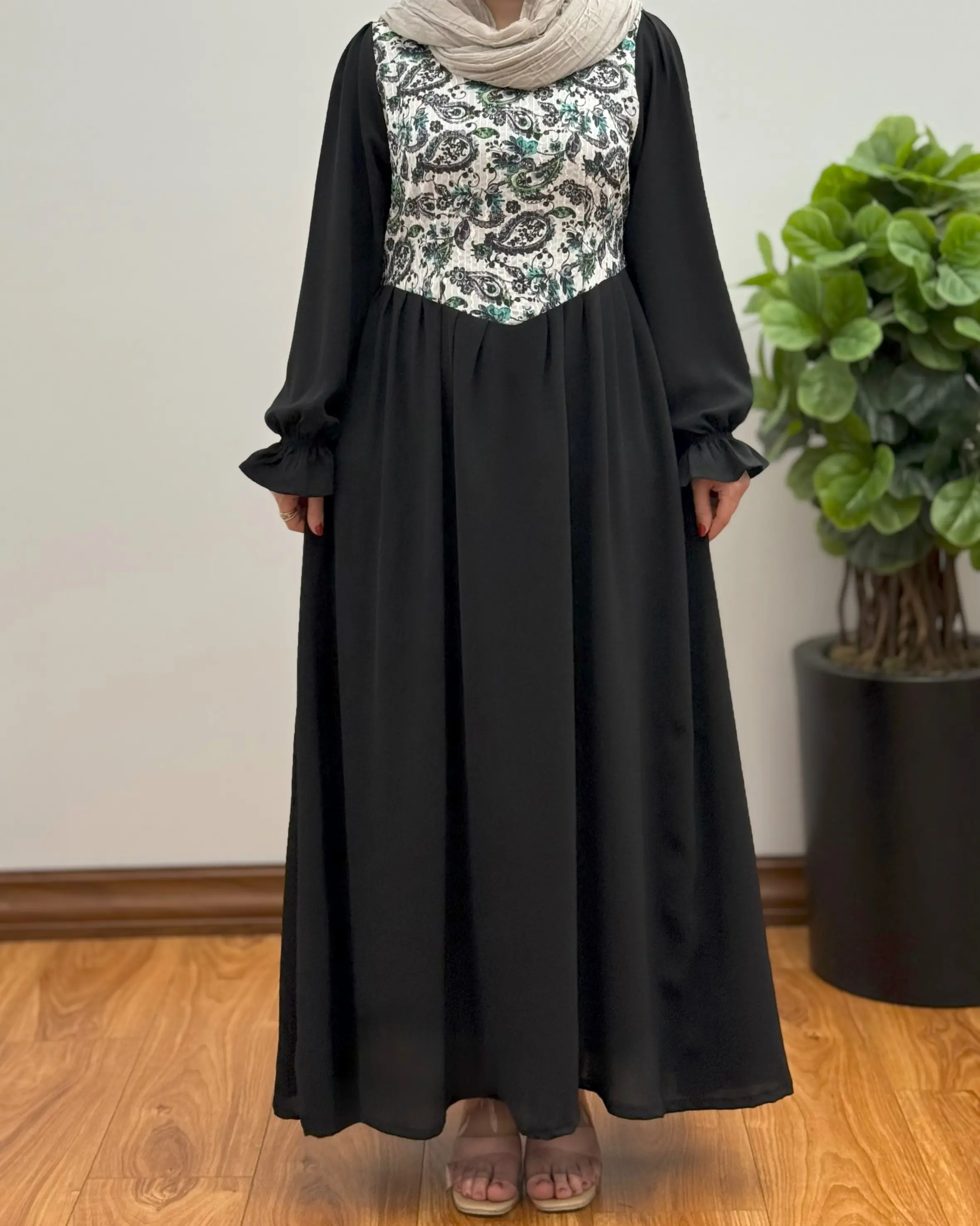 پیراهن مانتویی بلند مجلسی مدل سورنا